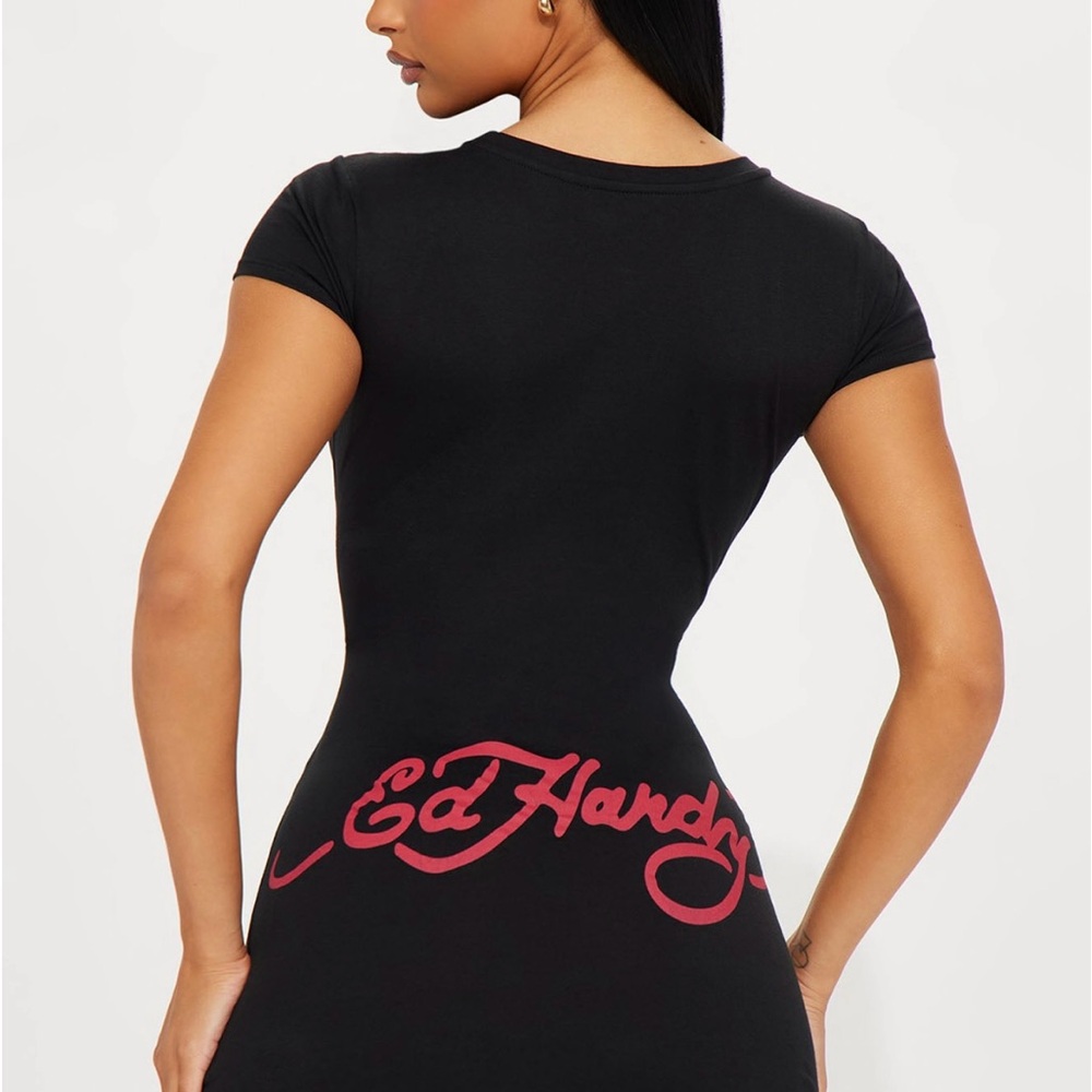 NWT-RHINESTONE ED HARDY DRESS - Picture 4 of 4